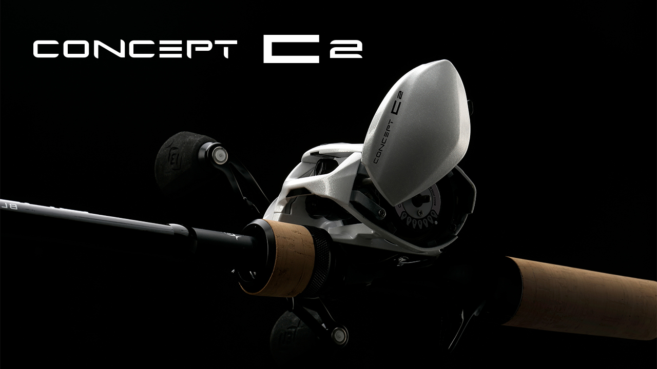 13 fishing origin c low profile reel - Concept C2 - Low-Profile Baitcast Fishing - 6.8:1 - Left Hand Retrieve (Fresh+Salt) reels-specifications Reaction Tackle Fishing Rod and one Dead Stop Option:Brown Frog
