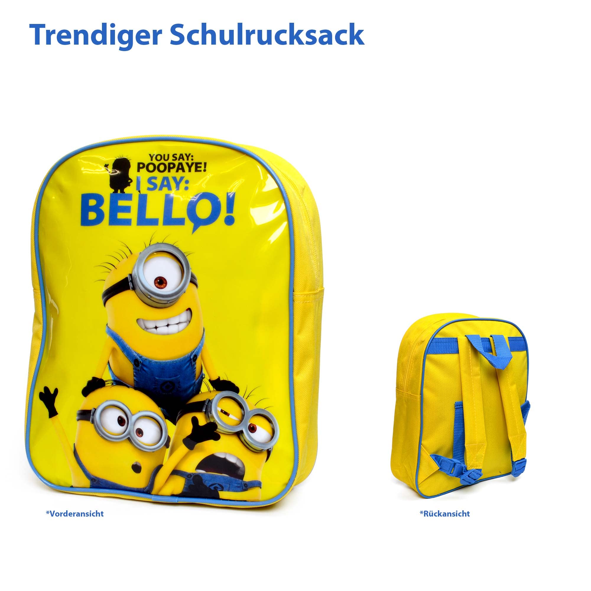 Minions Gepäck-Set, 40 cm, 110 L, Gelb, gelb, 40 cm, Gepäck-Set