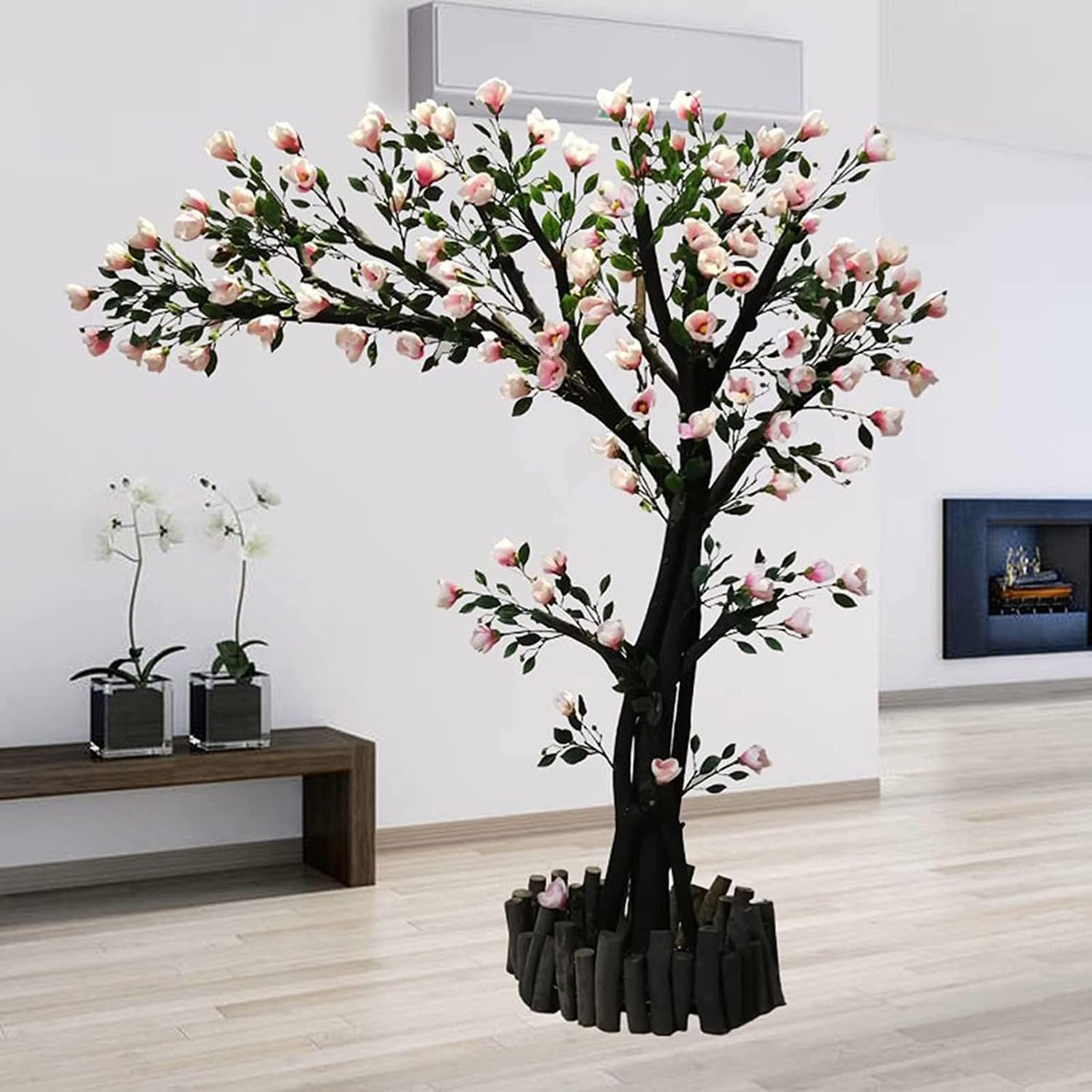 Magnolia artificiel haut de gamme pour hotel paysage et grand hall
