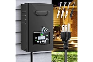 Advanced 400W Low-Voltage Landscape Transformer with Convenient Features
