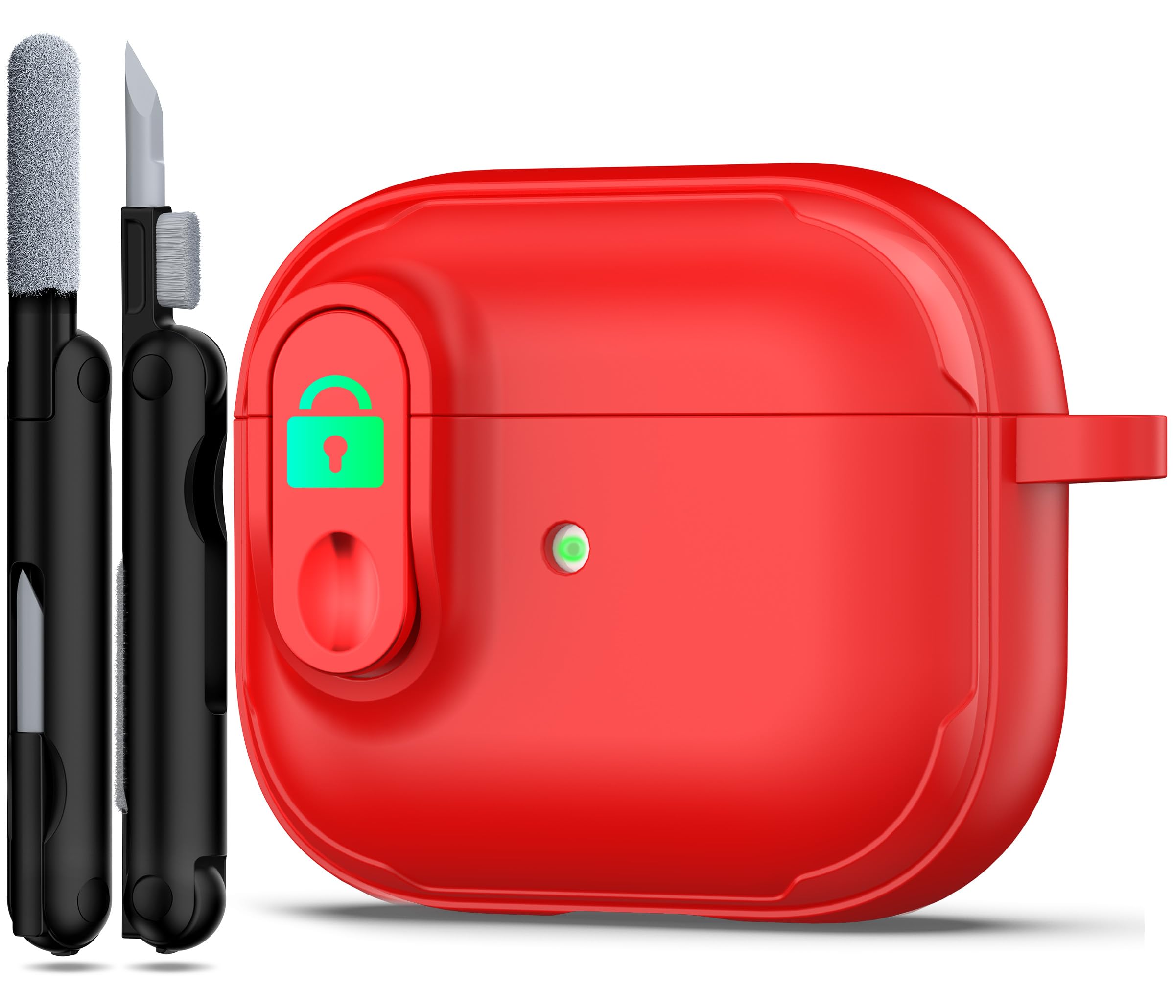 RFUNGUANGO Compatible with Airpods 2nd /1st Case,Automatic Pop-up with Safety Lock Clip, Full Body Shockproof Hard Case with Keychain Compatible with AirPods case,starry sky — view 32