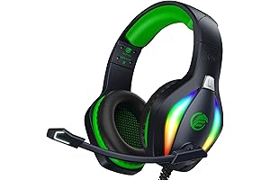 Fachixy Gaming Headset with Microphone for Nintendo Switch and Various Platforms