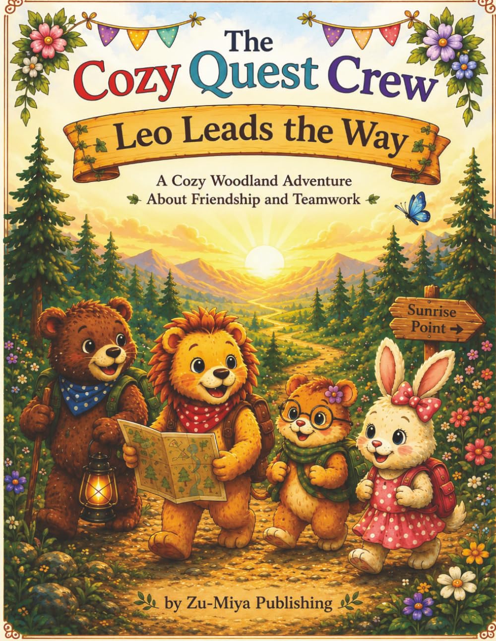 The Cozy Quest Crew: Leo Leads the Way: A Cozy Woodland Adventure About Friendship and Teamwork (The Cozy Quest Crew Adventure Series)