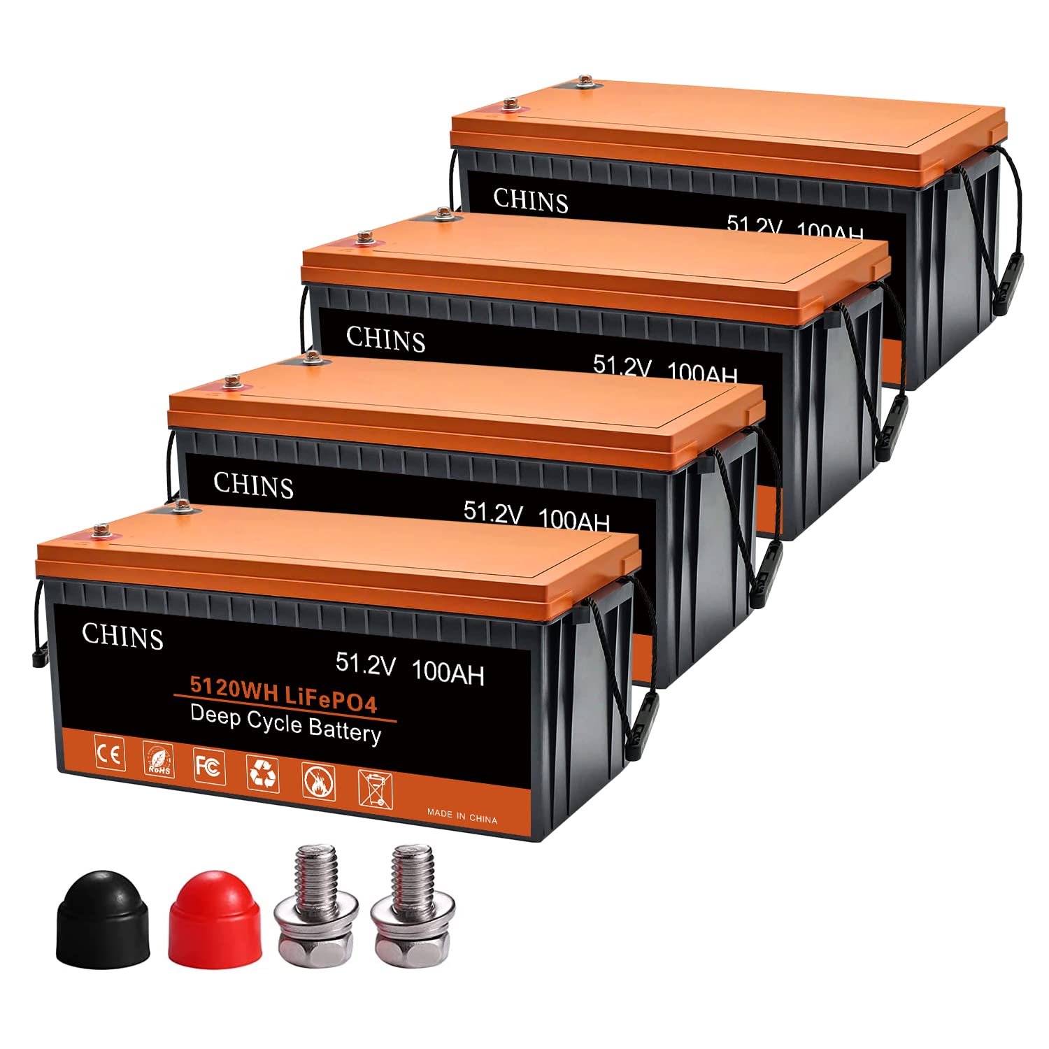 Buy CHINS Smart(Bluetooth + Low Temperature Cutoff Function) 4PCS 48V