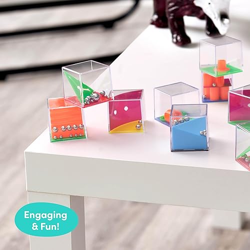 Miniatura 7 de THE TWIDDLERS Juego de 28 mini cubos para rompecabezas de rompecabezas (1.5 pulgadas), relleno de bolsas de regalos, juguetes de fiesta de