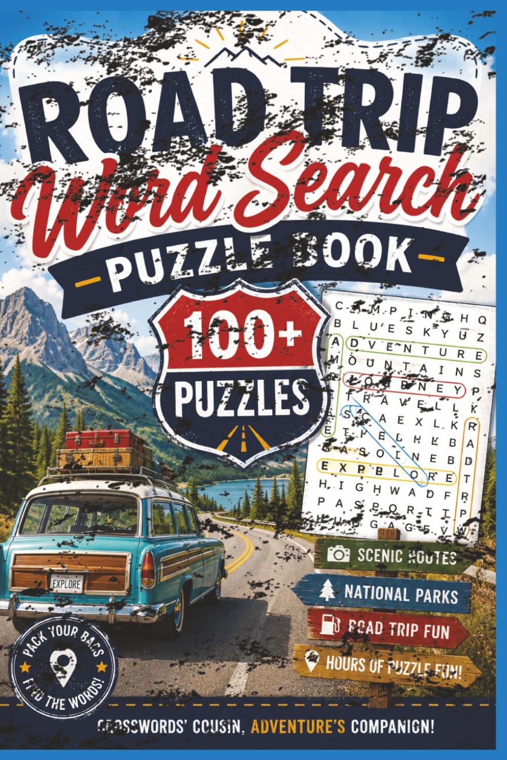 Road Trip Word Search: 100+ Fun & Relaxing Puzzles for Travel Lovers, Adventure Seekers, and Road Trip Enthusiasts of All Ages