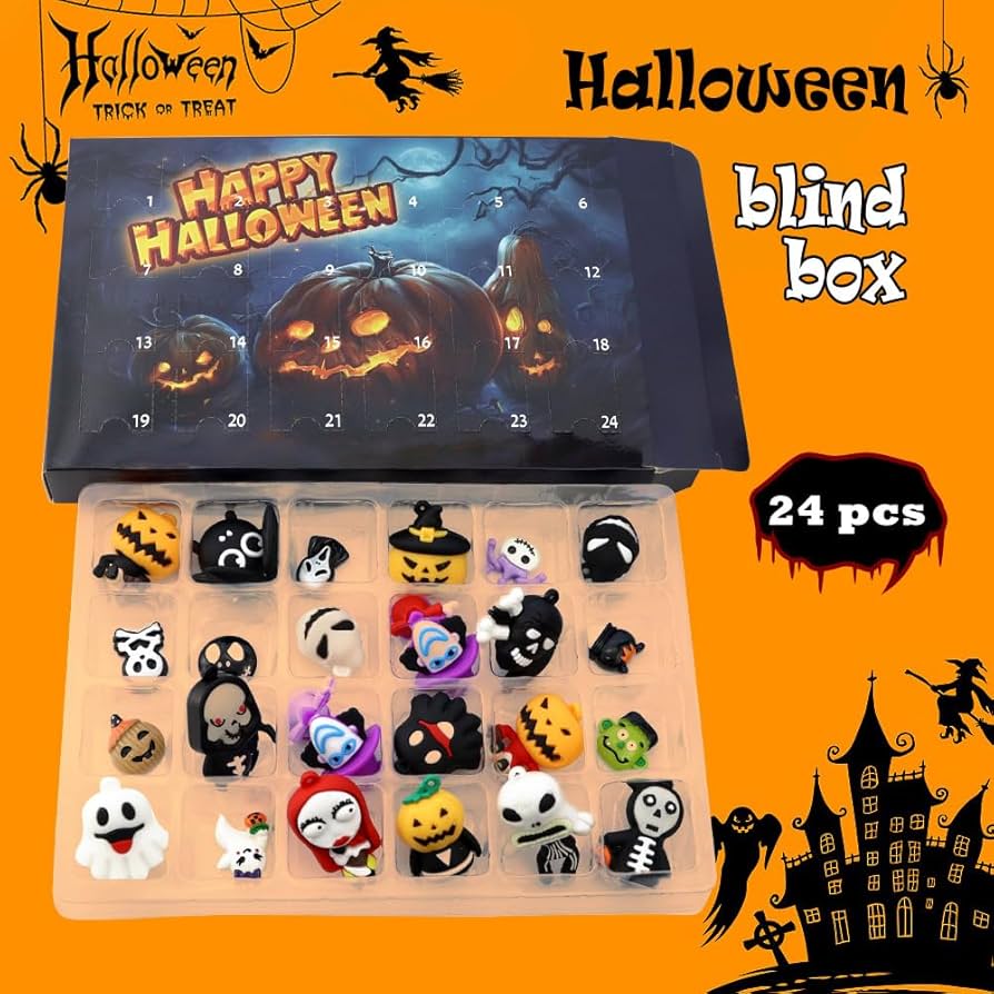 おくらいりHALLOWEEN2024 Amazon.com: Halloween Advent Calendar 2025, 24 Day Countdown