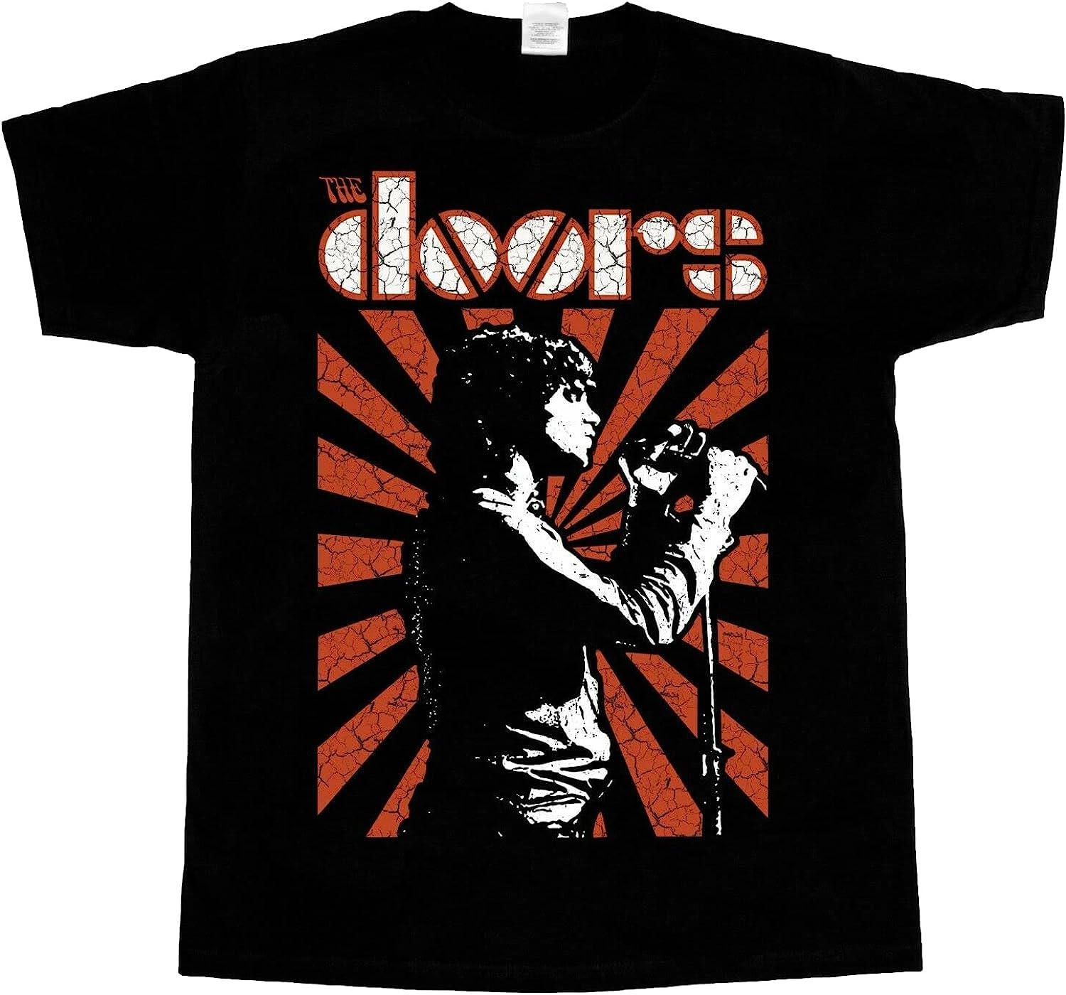 F55FLENG The Doors Jim Morrison James Douglas New BlackHORTLONG Sleeve Ukraine t Shirt(XX-Large)