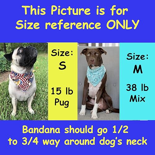 Miniatura 6 de Halloween Pattern Dog Pet Bandana No-Tie Design Slips onto the Collar