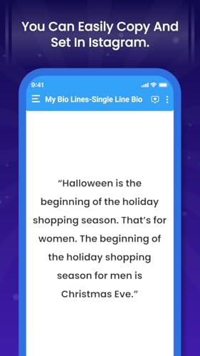 My Bio Single Lines
