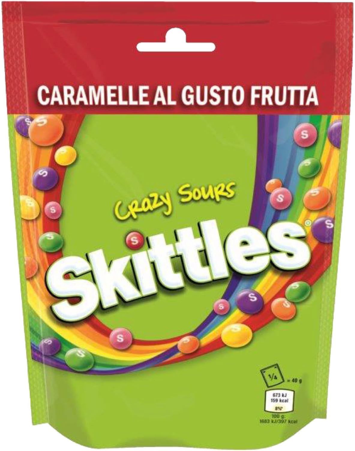 Skittles Sours Crazy, 174g