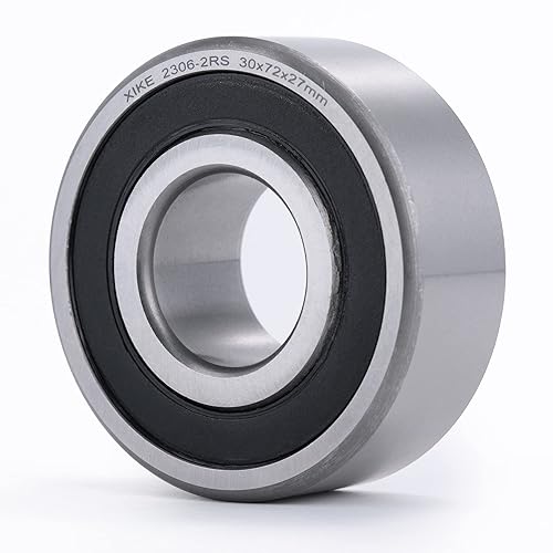 Miniatura 37 de XIKE 1 Pcs 2204-2RS Sealed Self-Aligning Ball Bearings 20x47x18mm, Lubricated and Chrome Steel Fits