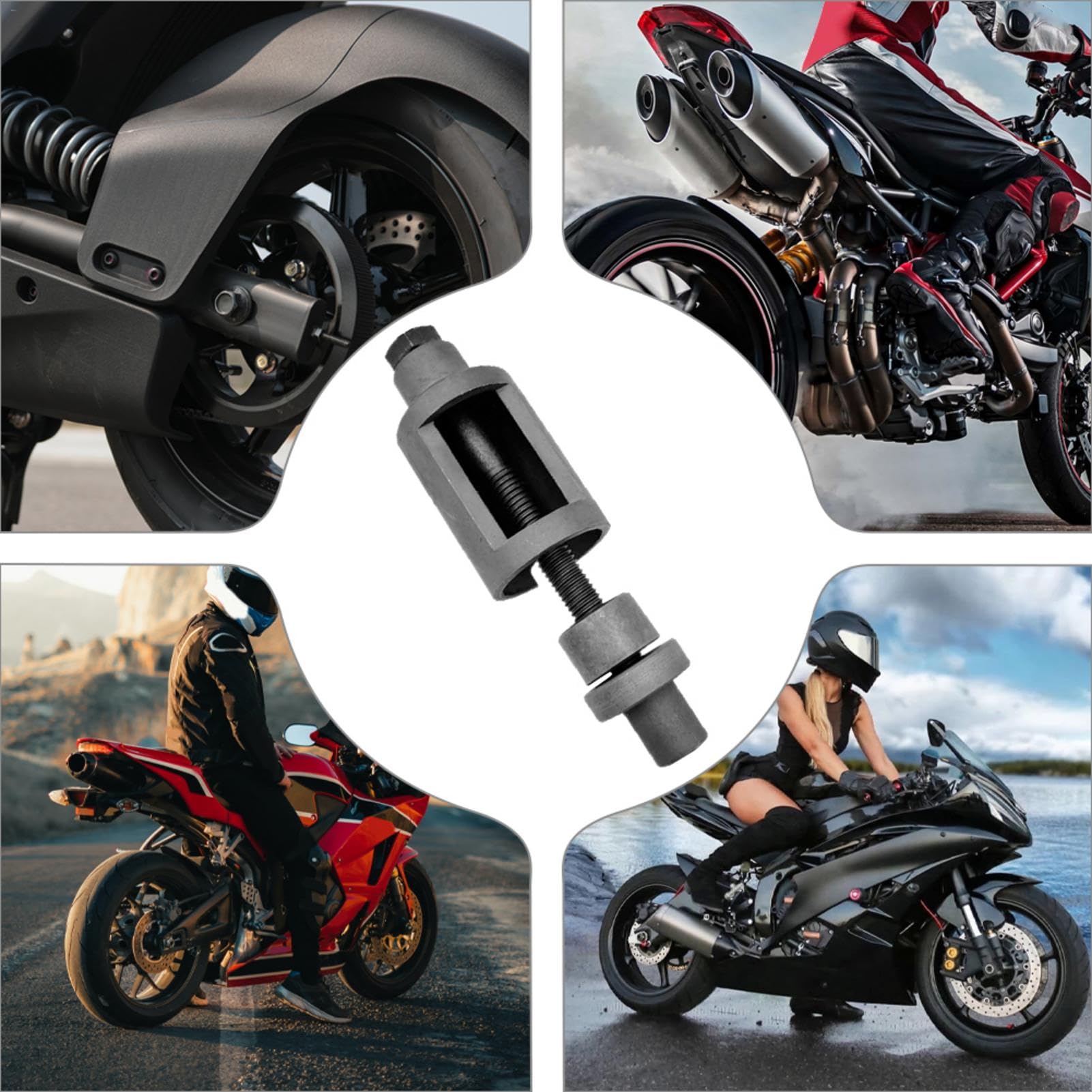 Strumento per manicotto per albero medio motociclo, estrattore per boccole motori,Strumento per cuscinetti per boccole per moto - Rimozione boccole motore per scooter, strumento di estrazione