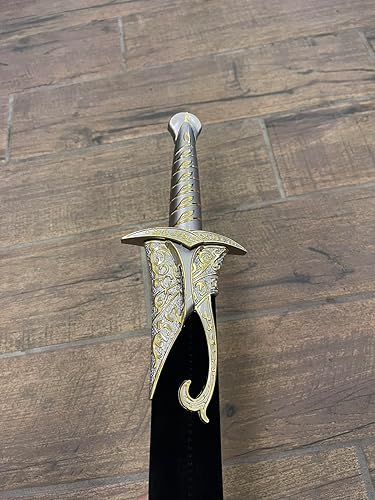 Miniatura 8 de Fantasía Espada corta Medieval Romana Daga Espada Renacimiento Hoja de Metal Daga Espada