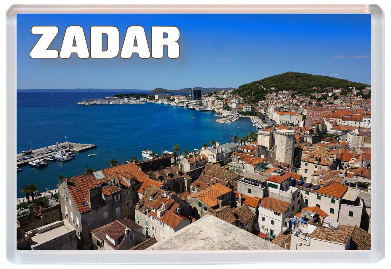 Baked Bean Store Multicolor Zadar - Croatia - Jumbo Fridge Magnet 96 X 67Mm Bbsfhm3065