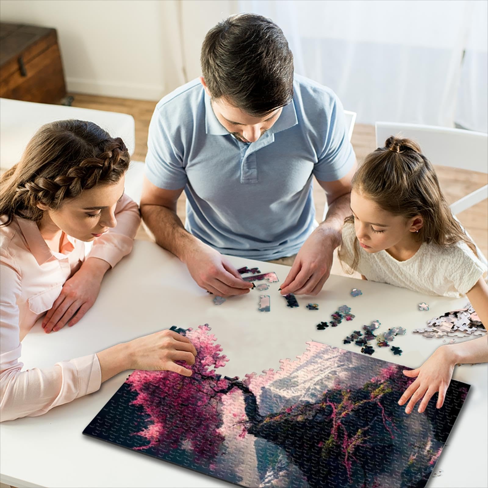 Educa - Puzzle 1000 pezzi Carrello di fiori | Puzzle natura e fiori | Misura 68x48 cm | Include colla Fix | Per adulti 14+ (19921