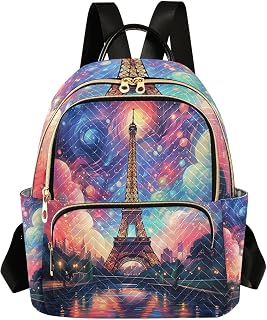ALAZA Highland Cow Rose Butterfly Women Backpack Purse Shoulder Bag
