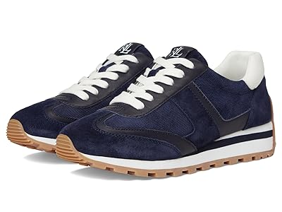 Lauren Ralph Lauren Dani Perforated Suede Sneakers Women