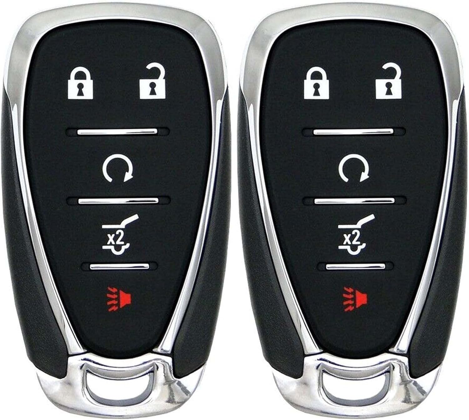 2X New Replacement Keyless Key Fob Compatible with & Fit for Select Chevrolet Vehicles. HYQ4AA 315 MHz