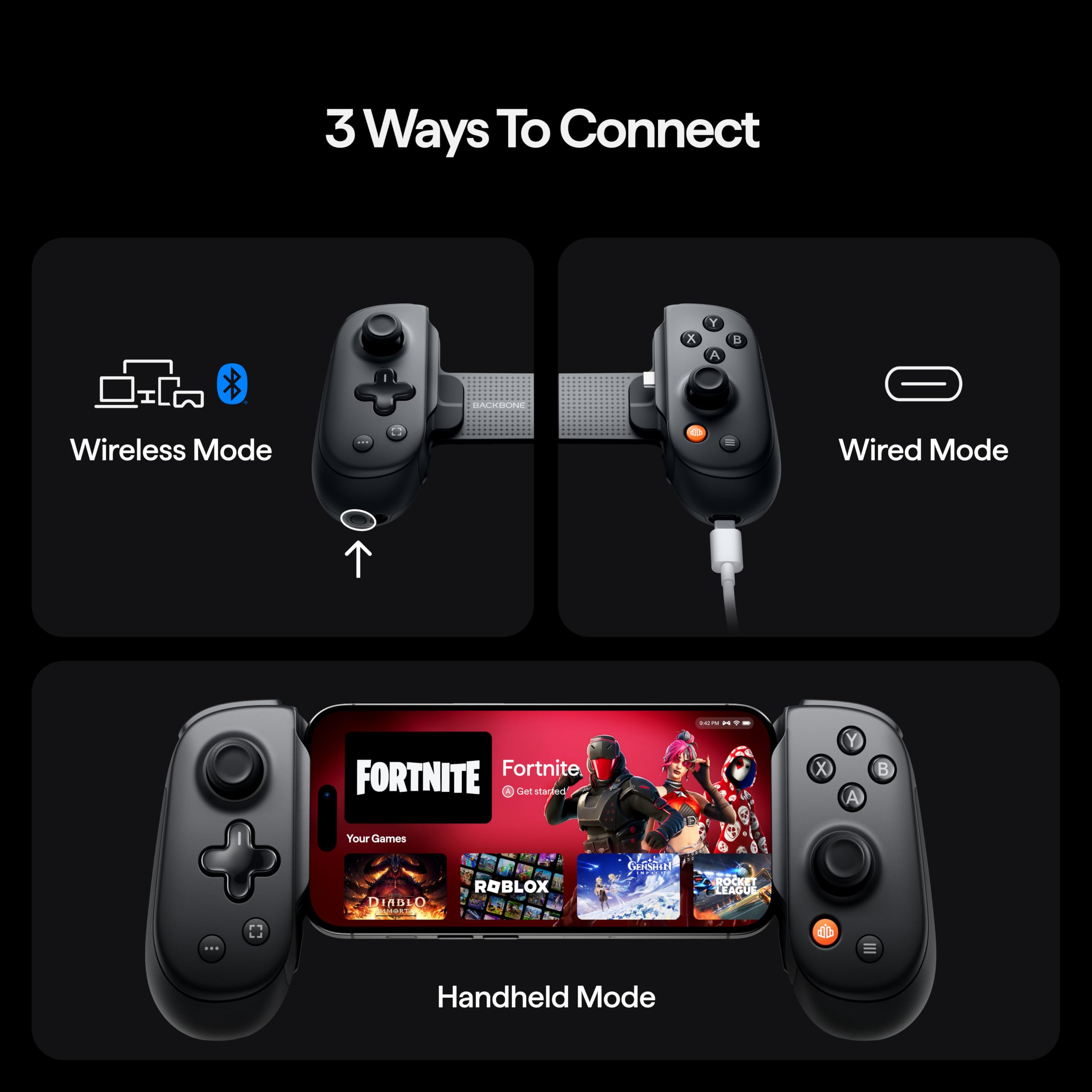 Amazon.com: BACKBONE Pro Gaming Controller | For iPhone 15/16/17