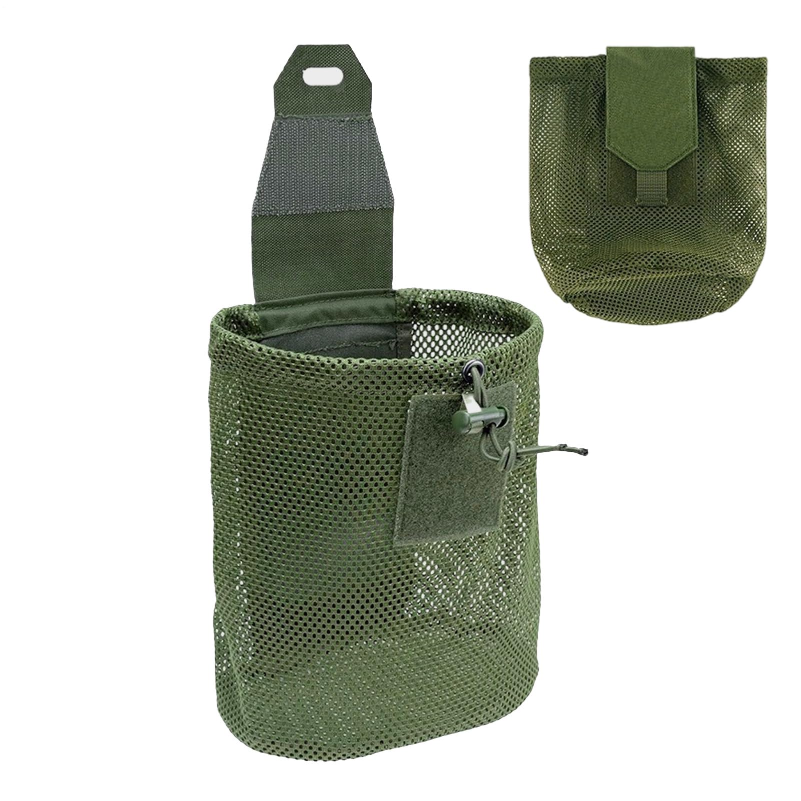 Crepfic ダンプポーチ,ドローロープ 収納 キャンプ用 - ドローストリング メッシュ ポーチ 大容量 装備整理用 アウトドア活動 ハイキング サイクリング クライミング 旅行