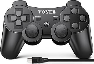 VOYEE Controller Replacement for PS-3 Controller, Wireless Move/Motion Controller Gamepad with Upgraded Joystick Compatibl...
