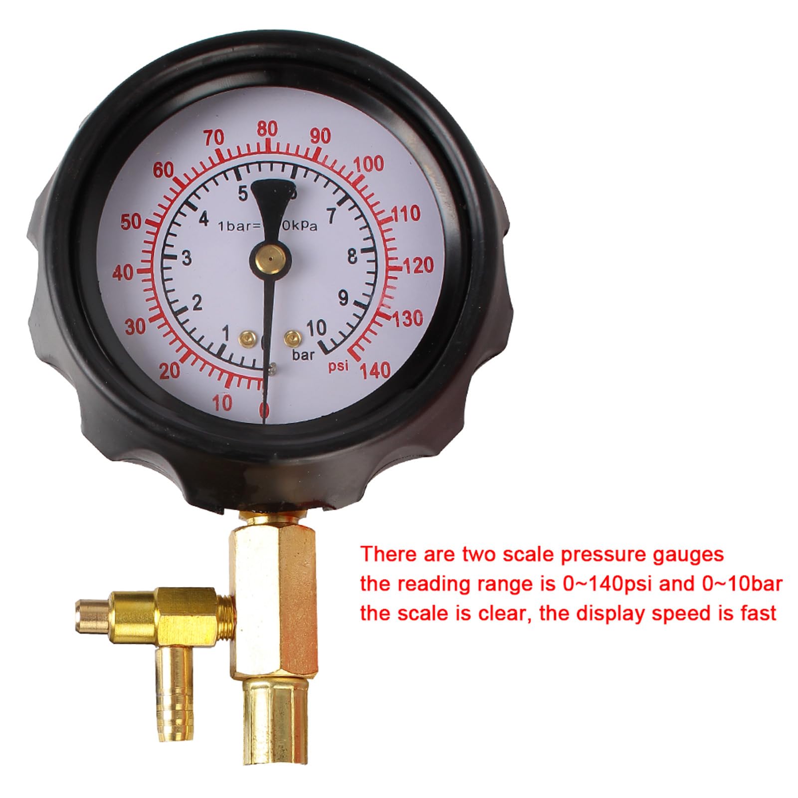 Kit motore Dispositivo diagnostico auto 0-140 0-10 Misuratore di pressione dell'olio per pompa di iniezione tester pompa professionale dispositivo diagnostico