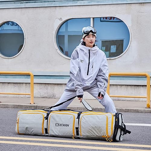Miniatura 7 de XCMAN Bolsa de snowboard con ruedas de longitud ajustable