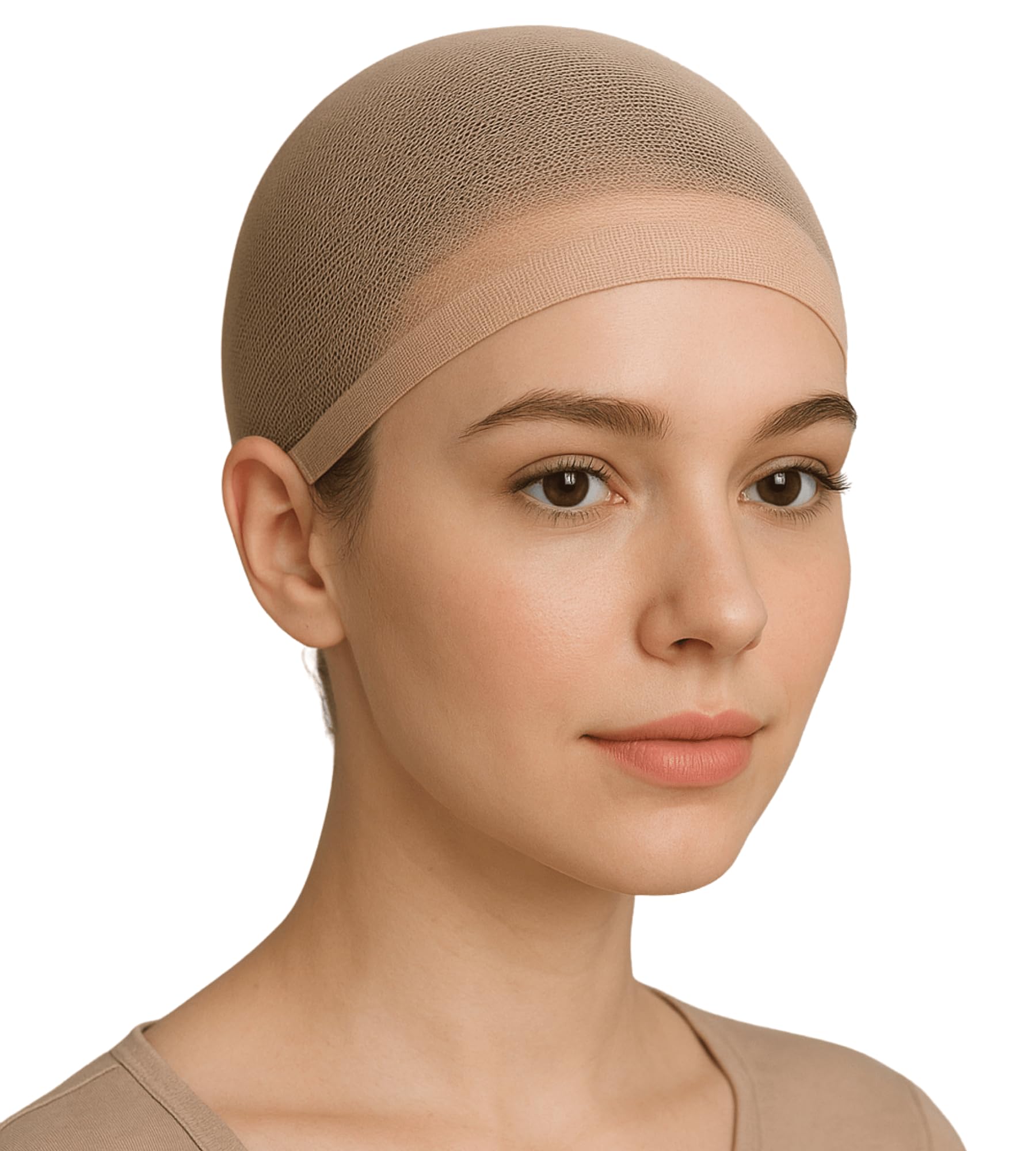 VIEWS Wig Cap 2-Pack - Beige Breathable Fiber Grip Liner for Ultimate Comfort | Non-Slip Elastic Design for Secure Hold-image-27