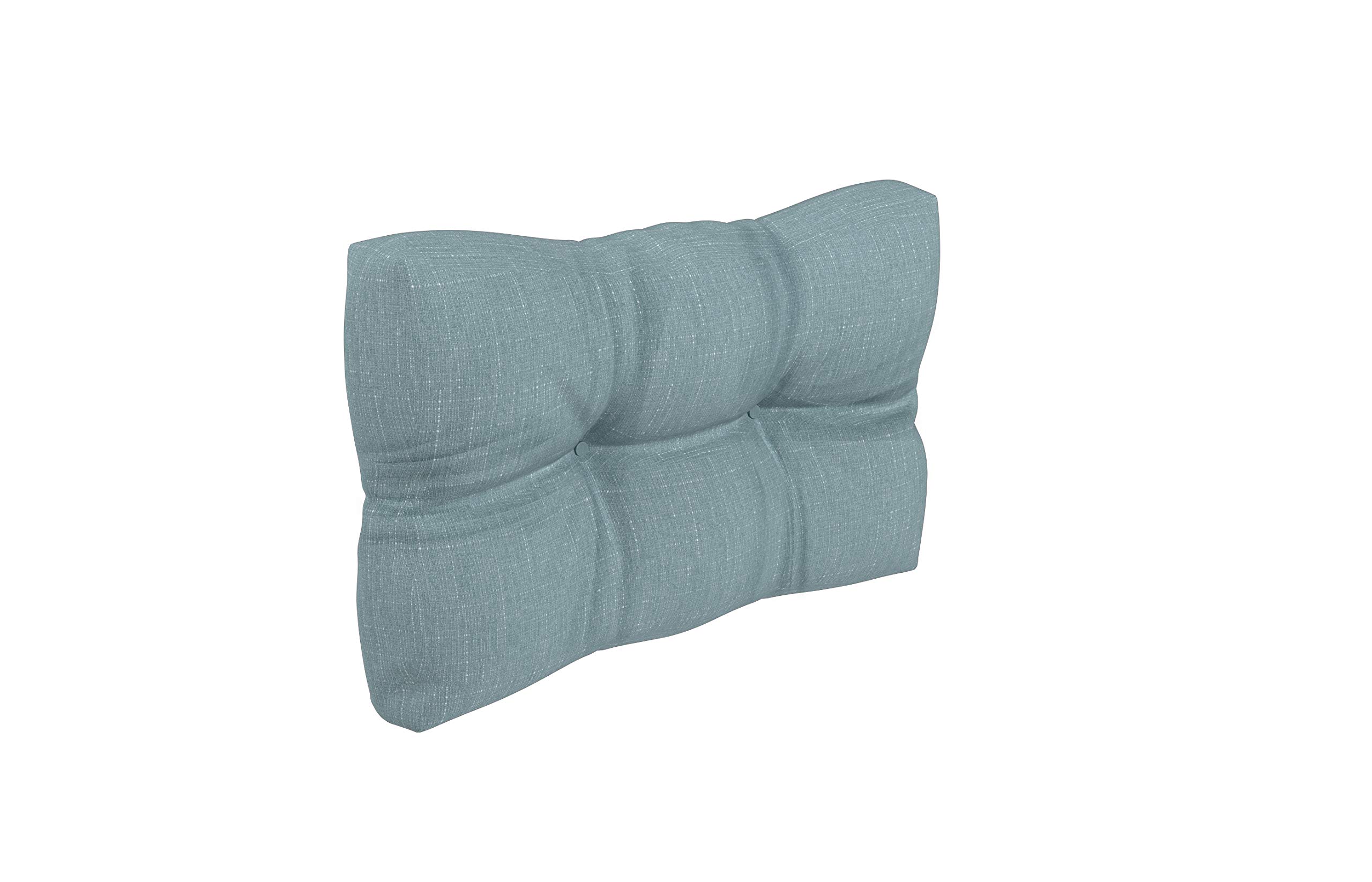 POKAR Euro Pallet Quilted Pillow - 1x Side Cushion 60 x 40cm, Garden Pillows, Pallet Garden Sofa Bench Furniture, Patio, Without Pallets, Blue — image 1