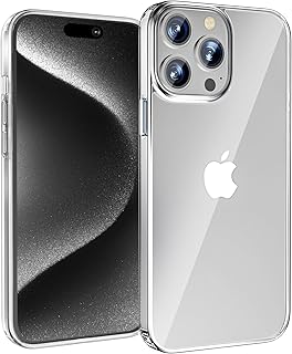 Qoosea for iPhone 15 Pro Max Case Clear Anti-Yellowing Shock-Absorption Scratch Resistant Cover Case for iPhone 15 Pro Max 6.7 inch 5G