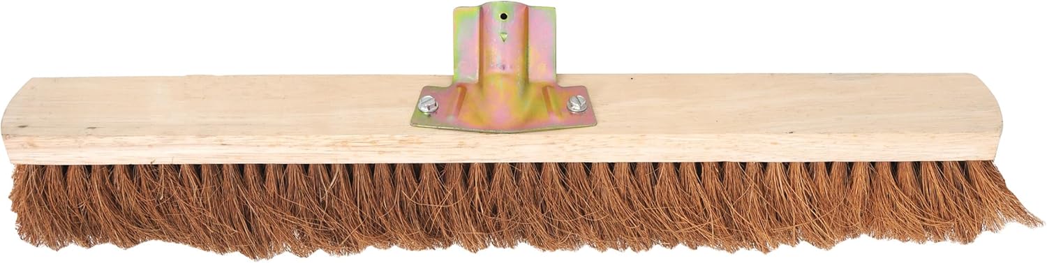 MSV Broom with Coconut Fibre, Multi-Colour, 60 cm