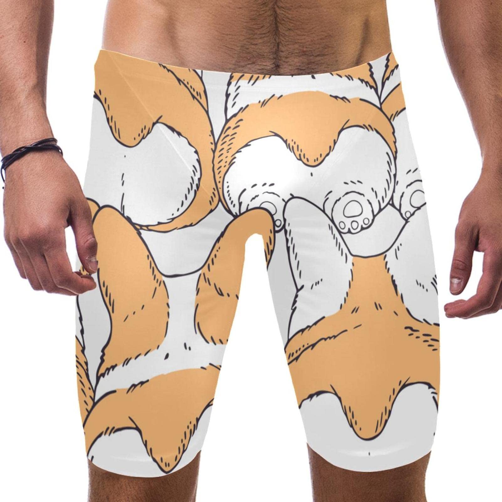 Pantalones cortos de natación antirozaduras y de secado rápido para hombre 7