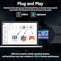 Vista 4 de 5TB Retro Game Console with Built in 60649 RetroVideo Games, Emulator Console Hard Drive HDD with 3 Game System, All in One Game Console Plug & Play