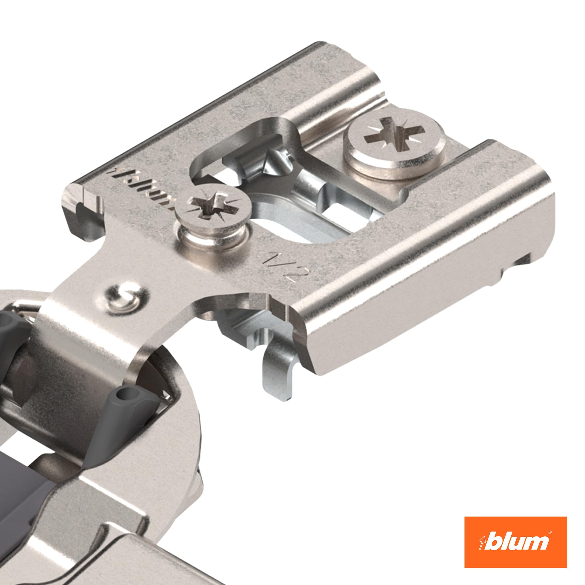 1/2 "Overlay Blum Compact 38 N construido en con Blumotion Bisagra de cierre suave