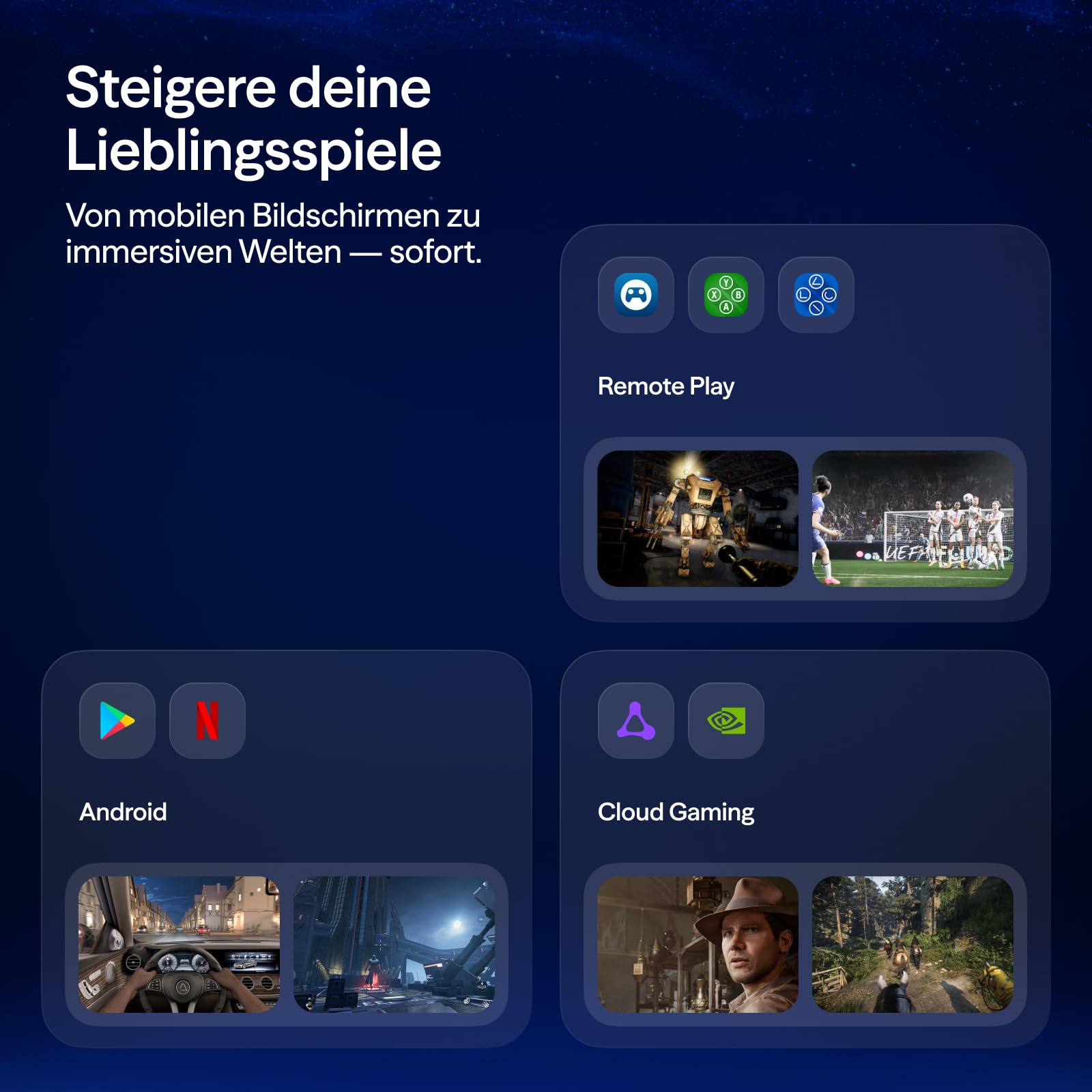 VITURE x 8BitDo Ultimativer Mobile Gaming Controller - Weltneuheit für XR-Brillen | USB-C Anschluss für minimale Latenz, Hall-Effekt-Sticks, Aufladen während des Spielens, Pro Performance für Android