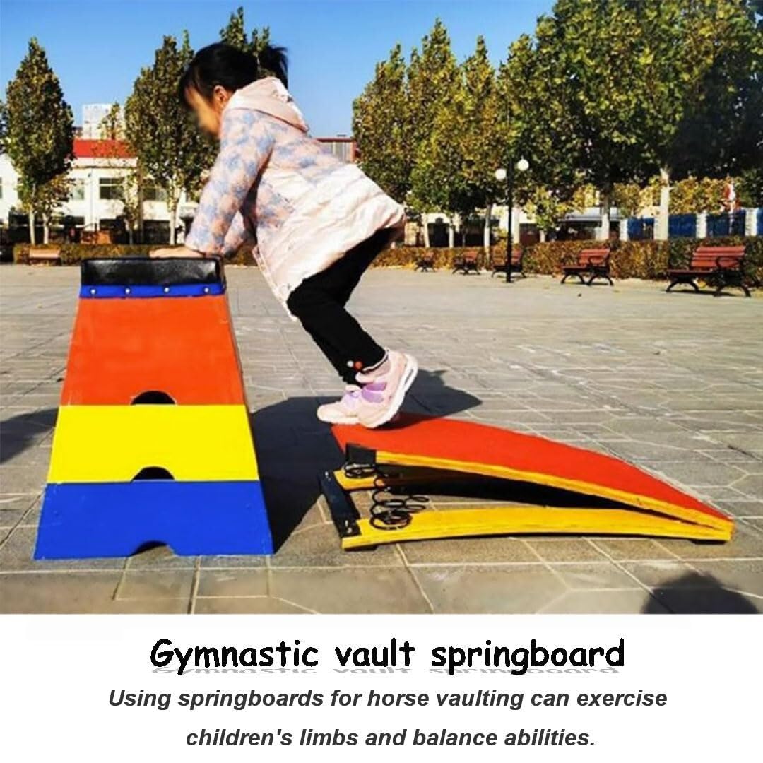 trampolín de Gimnasia, Tablero de bóveda antidesgarro Estable for niños y Adolescentes con