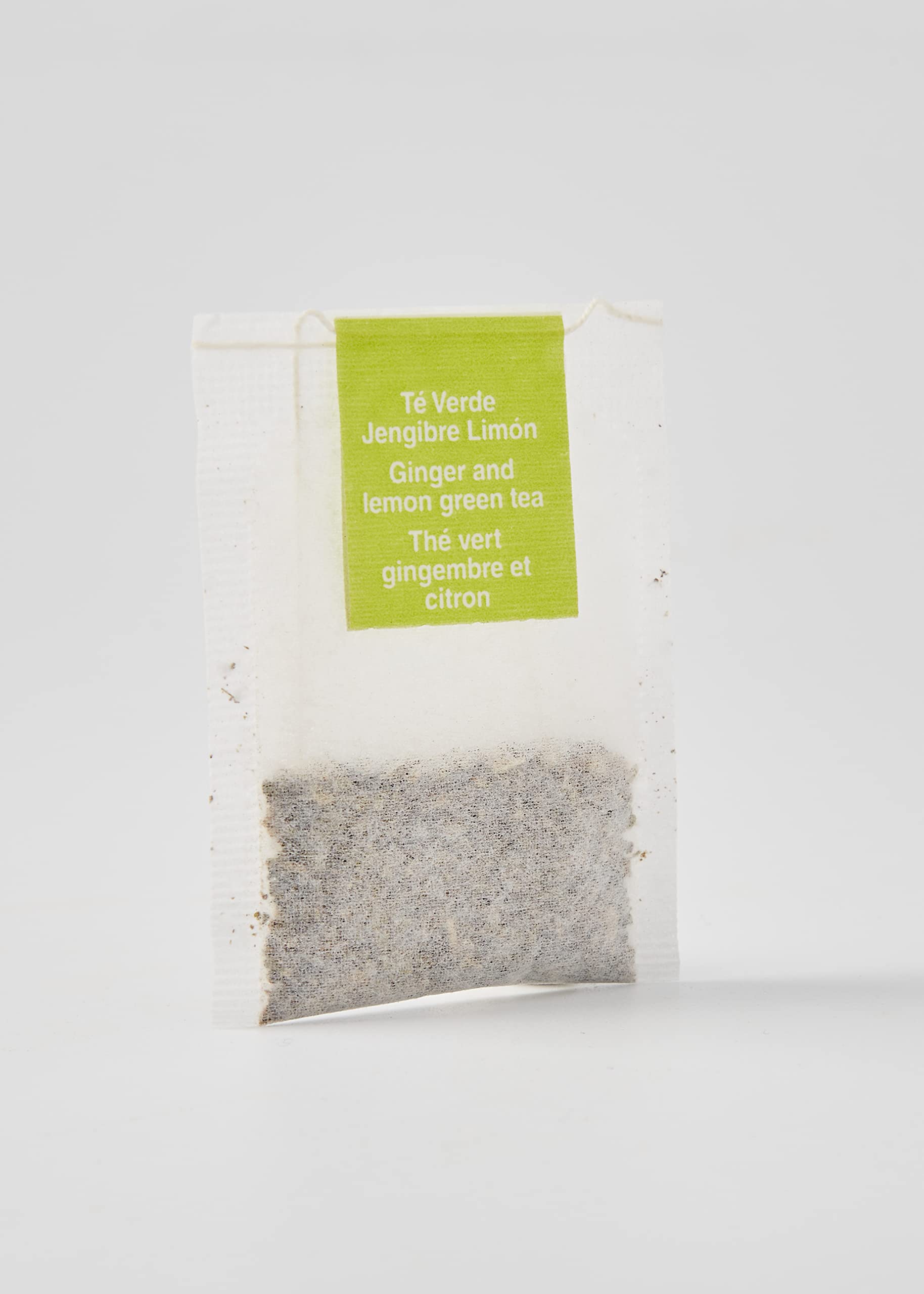 Té Verde de Jengibre y Limón - Caja de 25 Unidades - Aporta Vitaminas y Minerales