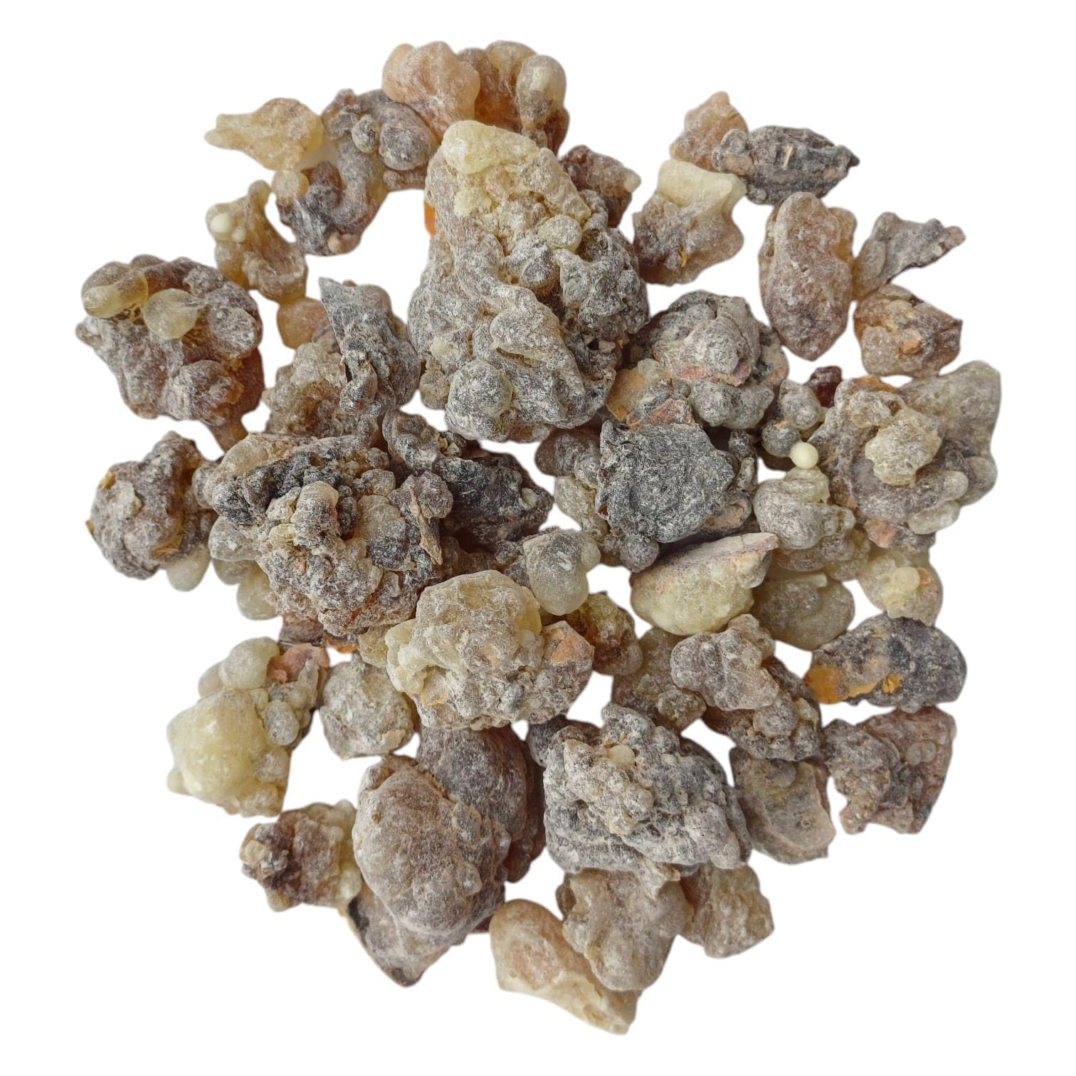 250g Dark Hojari Oman Weihrauch Grad 4 - Dunkler Brauner Shaabi Frankincense Resin in großer Körnung - Boswellia Sacra Dunkler Räucherharz aus Oman Küstenregion- 1. Wahl