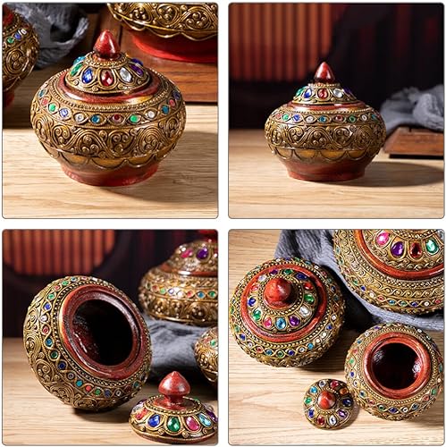 Miniatura 9 de Uonlytech Caja de joyería tailandesa Joyero Joyero organizador anillo joyero organizador de pendientes Caja de anillo Caja de anillos Estuche para