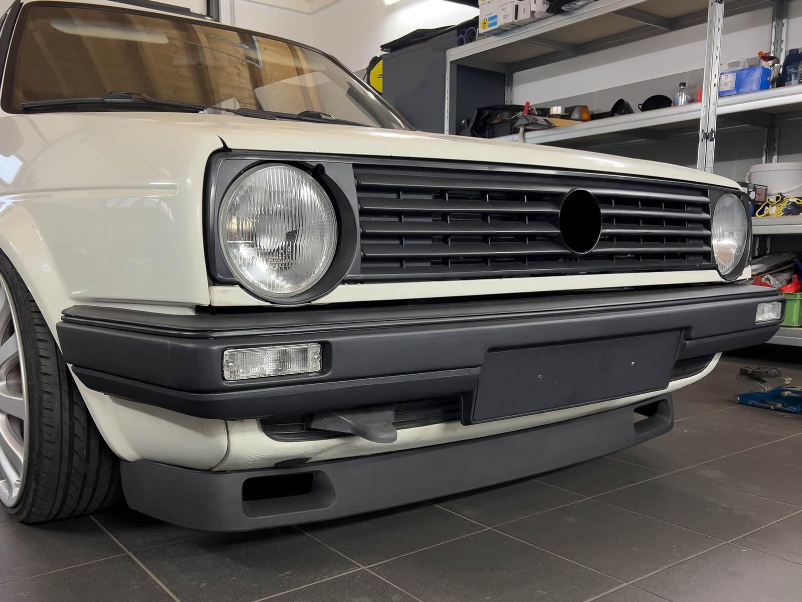 Front Spoiler Lippe Frontschürze Frontlippe passend für VW Golf 2 Jetta 2 GTI 16V Optik