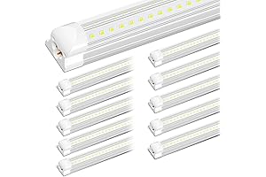 8ft LED Shop Light - 90W 12000lm 5000K Linkable Led Lights