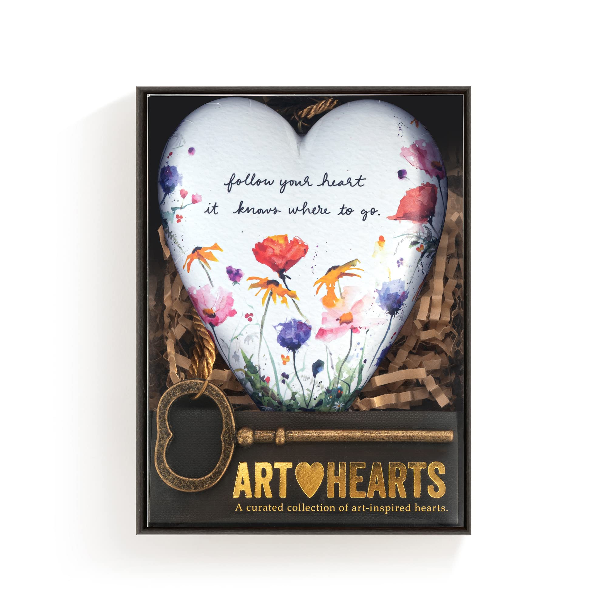 Amazon.com: DEMDACO Follow Your Heart It Knows Where to Go Floral