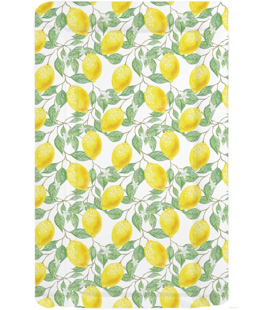 Sunnybabies Lemon Branches Baby Changing Mat Unisex Soft Padded Deluxe