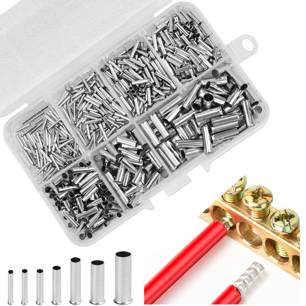 100 Terminali Ad Anello In Ottone M4 - Per Crimpatura Cavi, Isolati, Anti-Umidità E Polvere