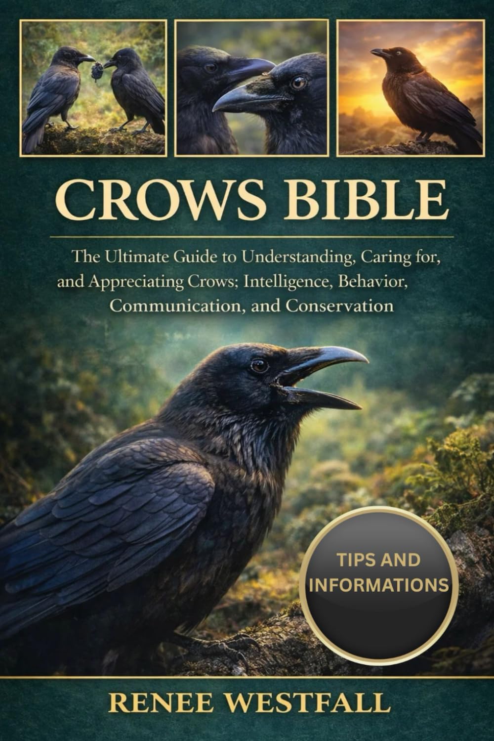 CROWS BIBLE: The Ultimate Guide to Understanding, Caring for, and Appreciating Crows: Intelligence, Behavior, Communication, and Conservation.