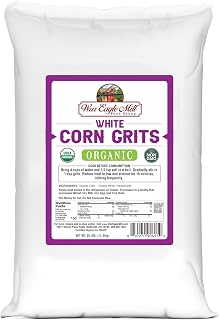 War Eagle Mill Organic White Corn Grits, 25 Pounds