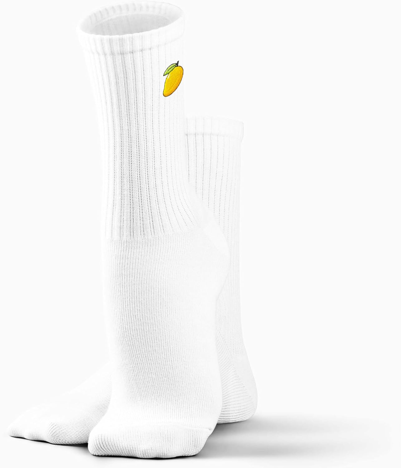 Fruit Embroidery Socks for Men&Women. Gifts for Fruit Lovers, Christmas, Birthday, Healthy Foodies, Fitness Friends. image 4
