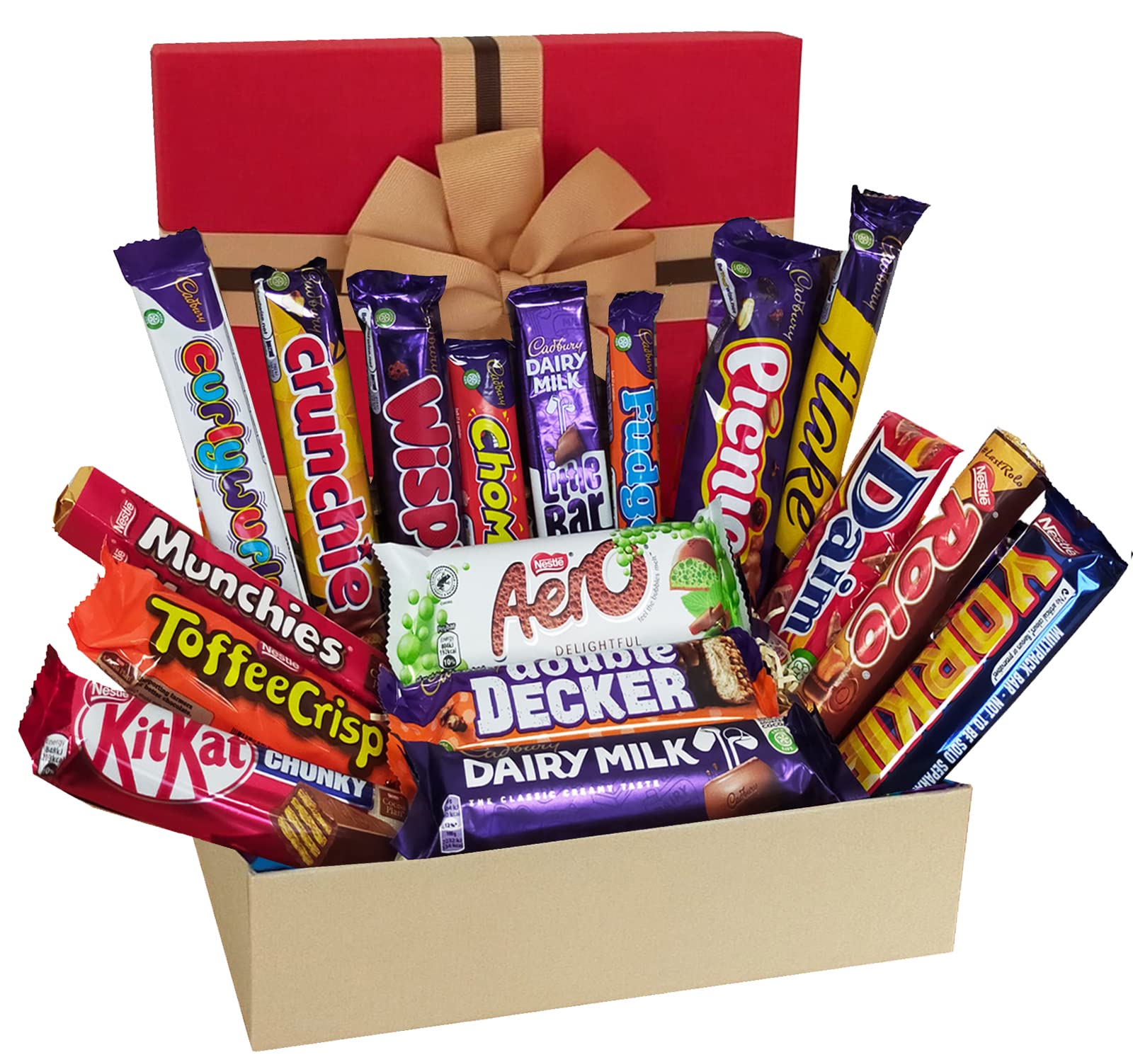 Perfect Cadbury Hamper - Nice Selection of Cadbury Chocolates Well Presented in Attractive Gift Box | Excellent Chocolates Gift for Birthday Thank You