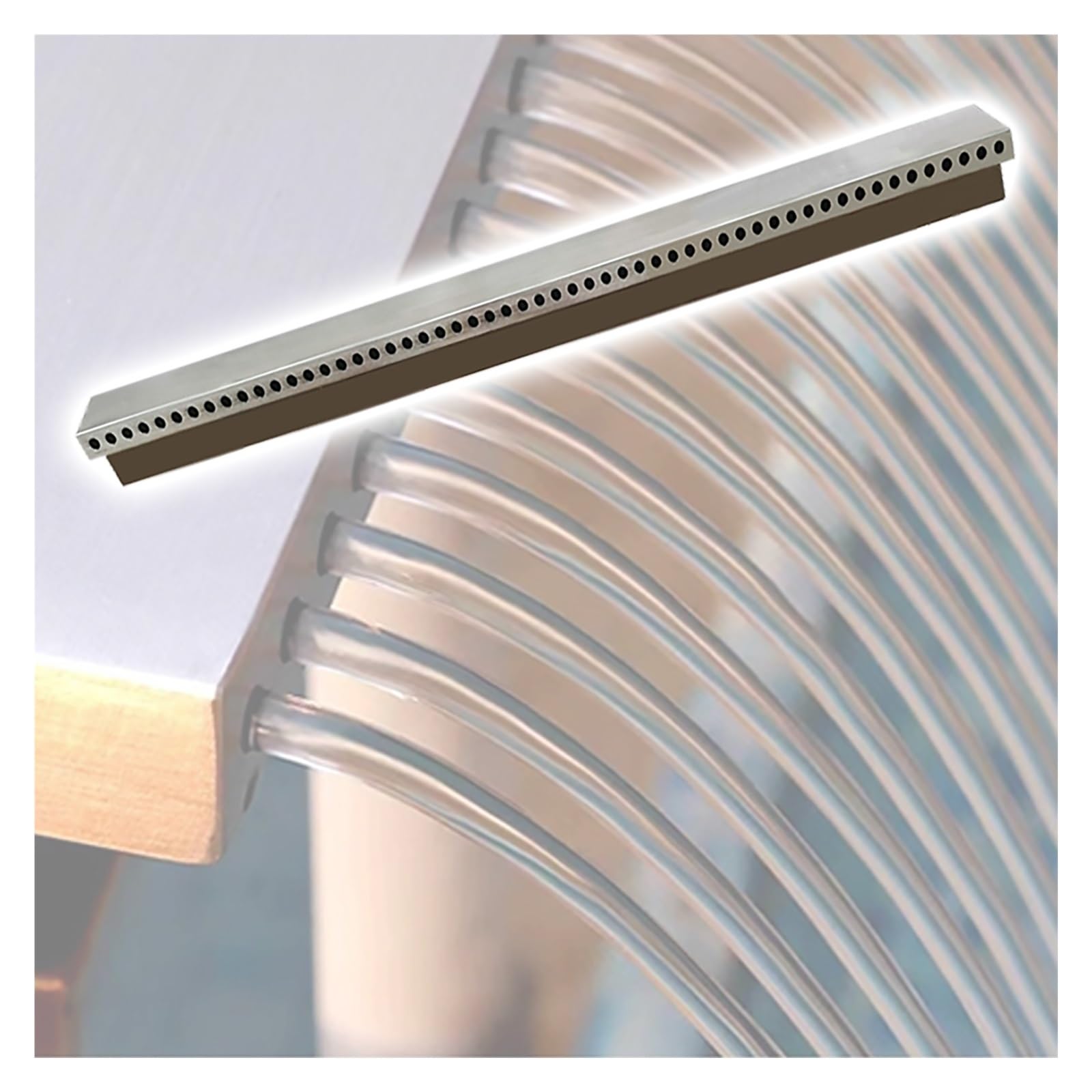 Kit di versamento a cascata resistente per giardini e patii, connettore in PVC resistente per stagni, fontane e giochi d'acqua all'aperto, migliora il design del paesaggio